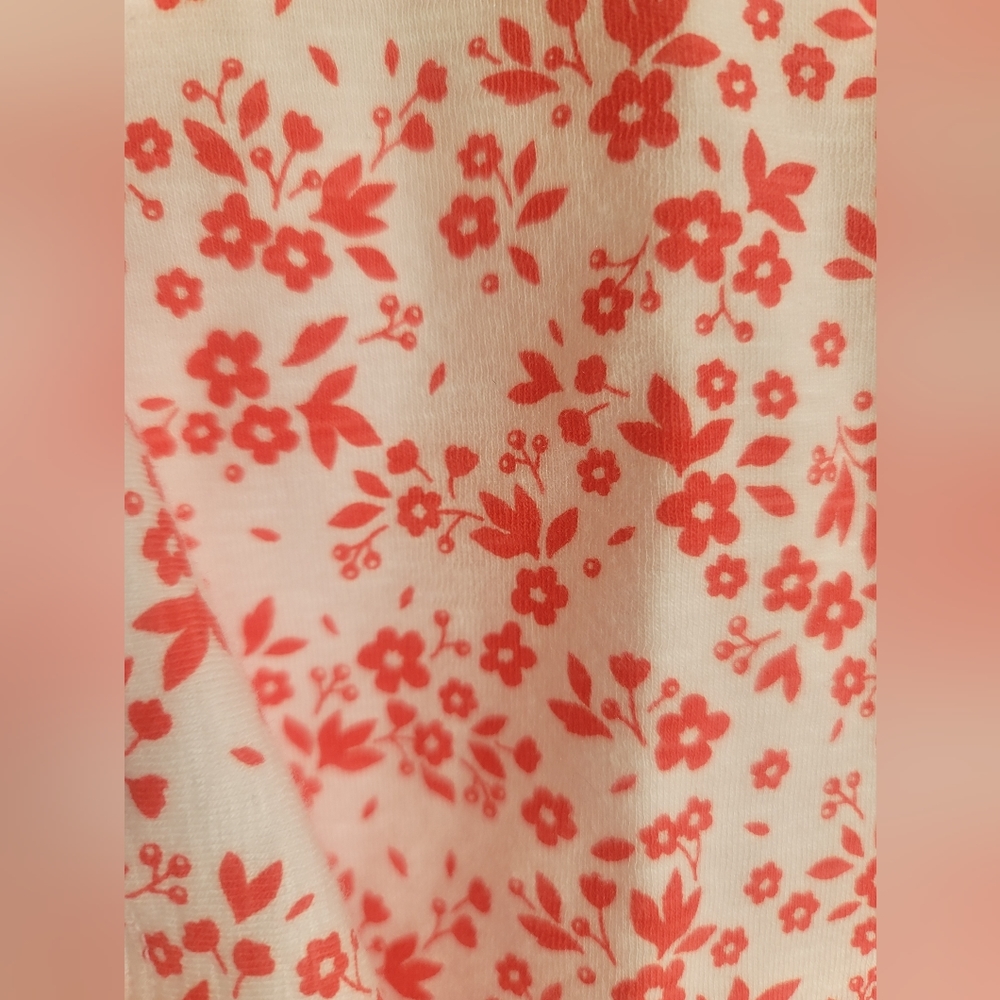 Time and Tru Top XXXL Floral vibrant 58%cotton Minimalisf Classic - Picture 6 of 6